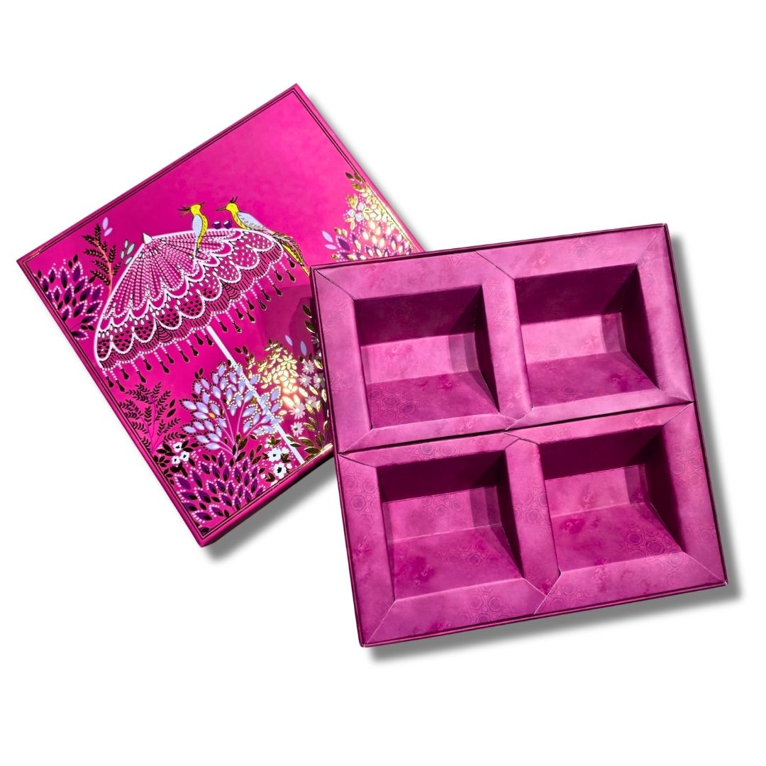 4 Compartment Dry Fruit Box 1026 B - Image 4