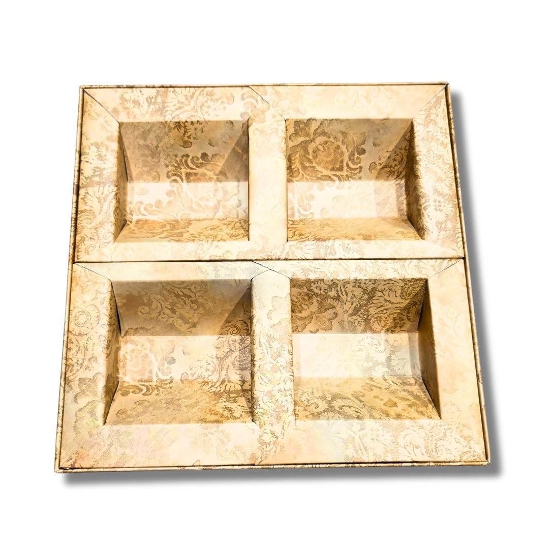 4 Compartment Dry Fruit Box 1026 J - Image 3