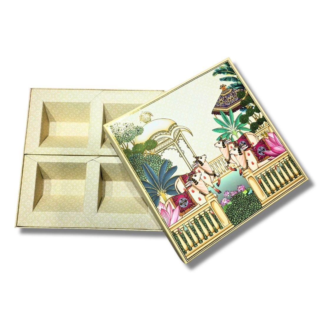 4 Compartment Dry Fruit Box 1026 L - Image 4