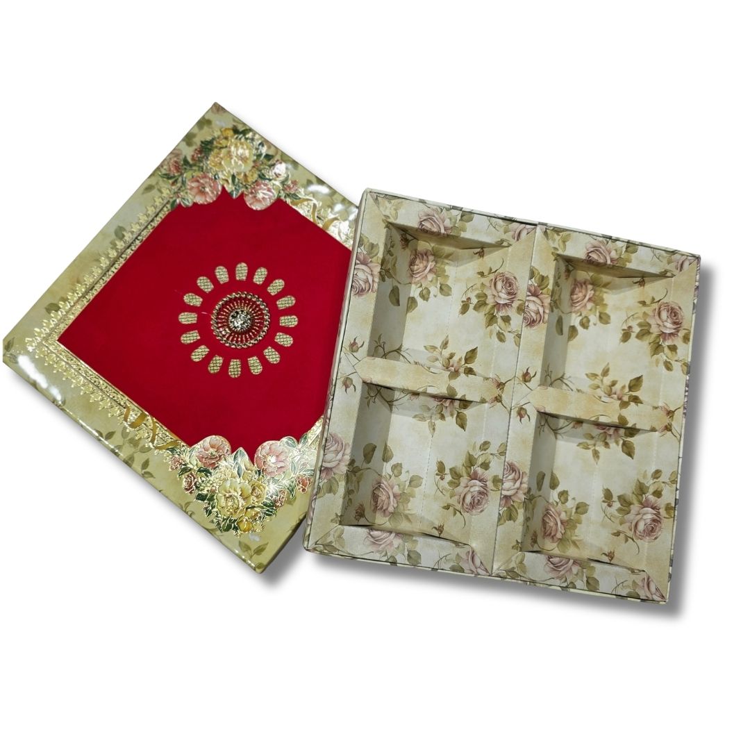 4 Compartment Dry Fruit Box 2629 - Image 4