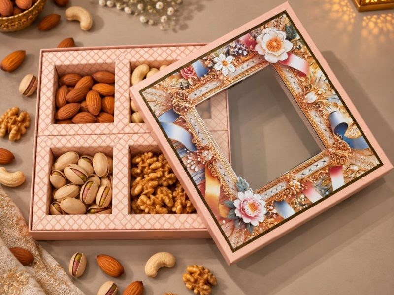 4 Compartment Dry Fruit Box 2610