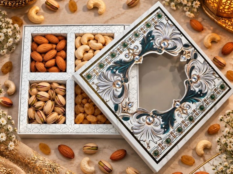 4 Compartment Dry Fruit Box 2611