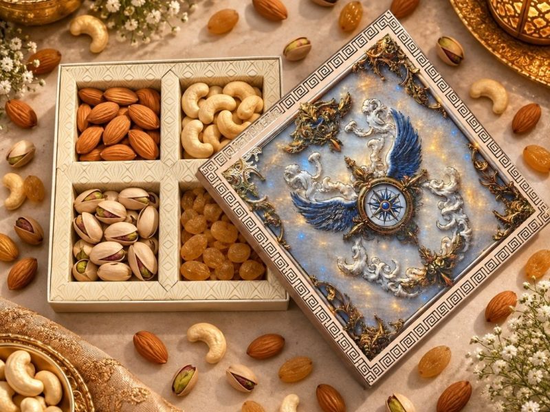 4 Compartment Dry Fruit Box 2613