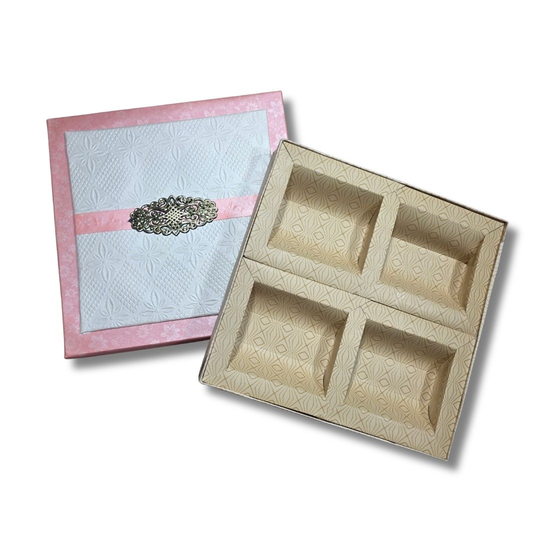 4 Compartment Dry Fruit Box 2626 - Image 4