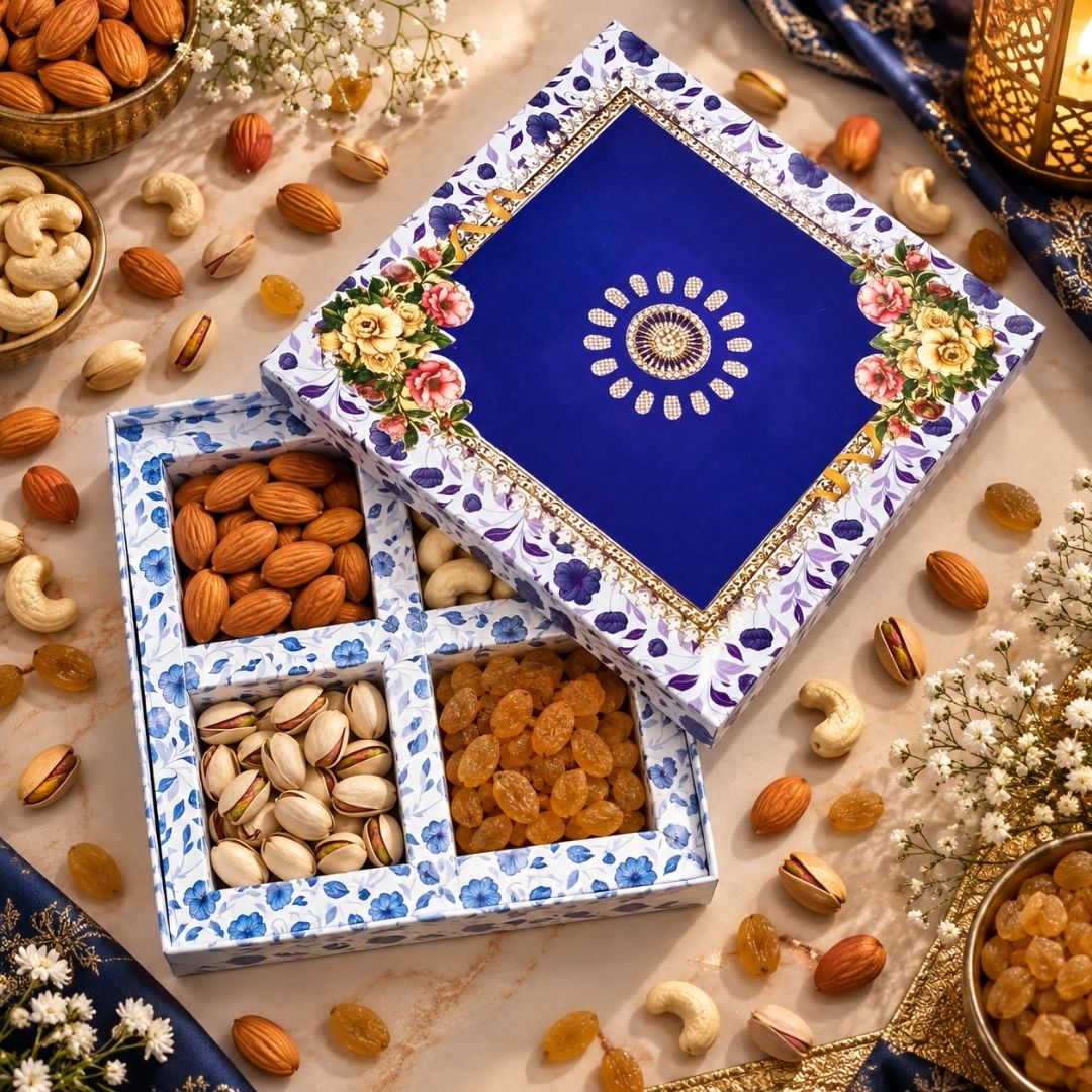 4 Compartment Dry Fruit Box 2630