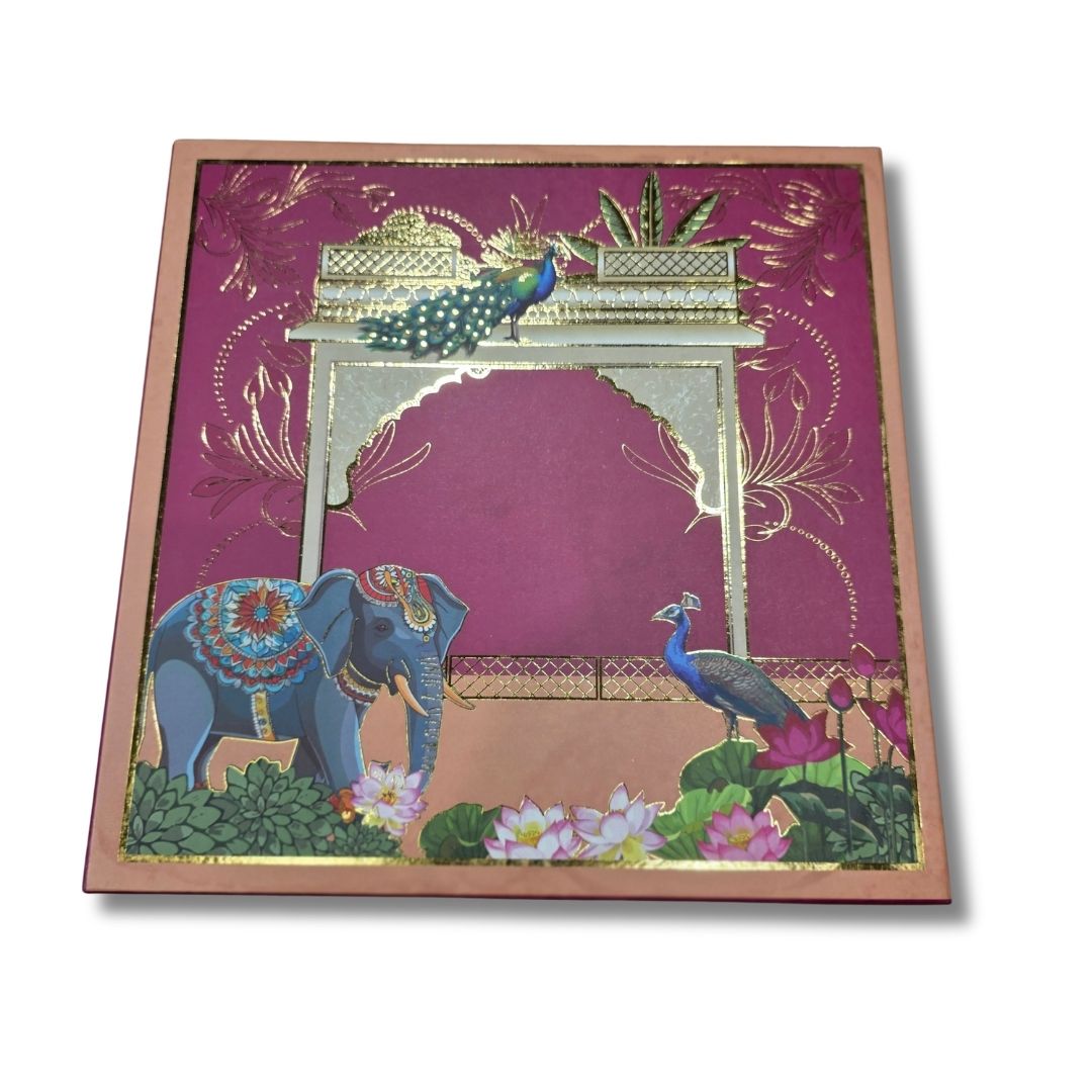4 Compartment Dry Fruit Box K PINK - Image 4