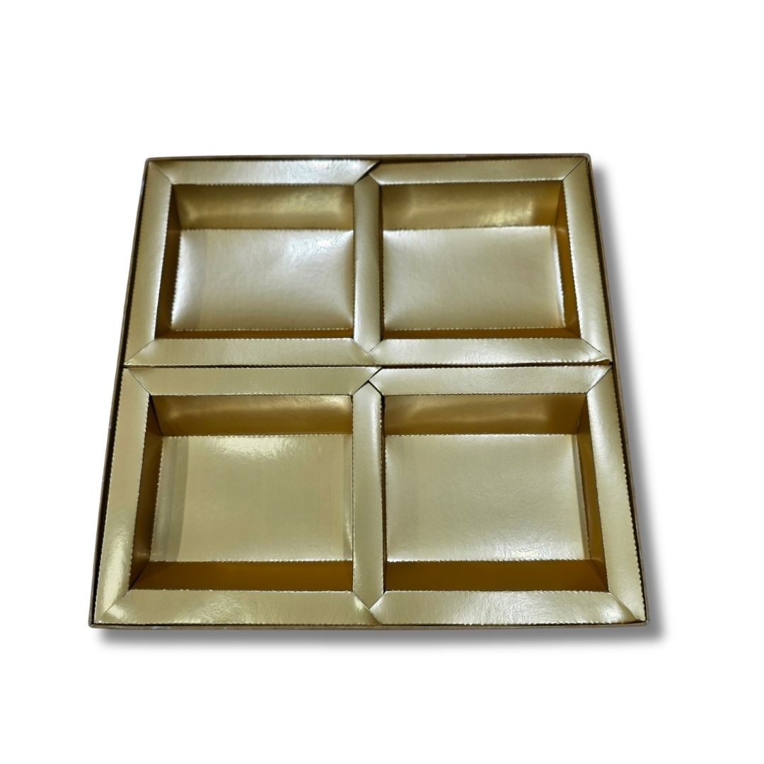4 Compartment Dry Fruit Box K RED - Image 3
