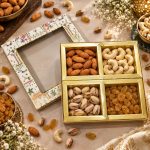4 Compartment Dry Fruit Box K WHITE