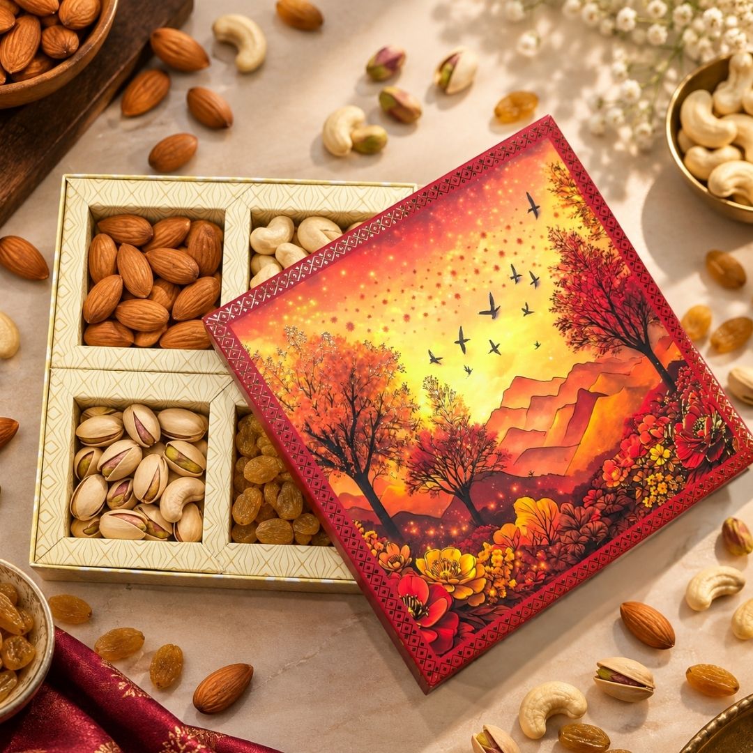 4 Compartment Dry Fruit Box M 23