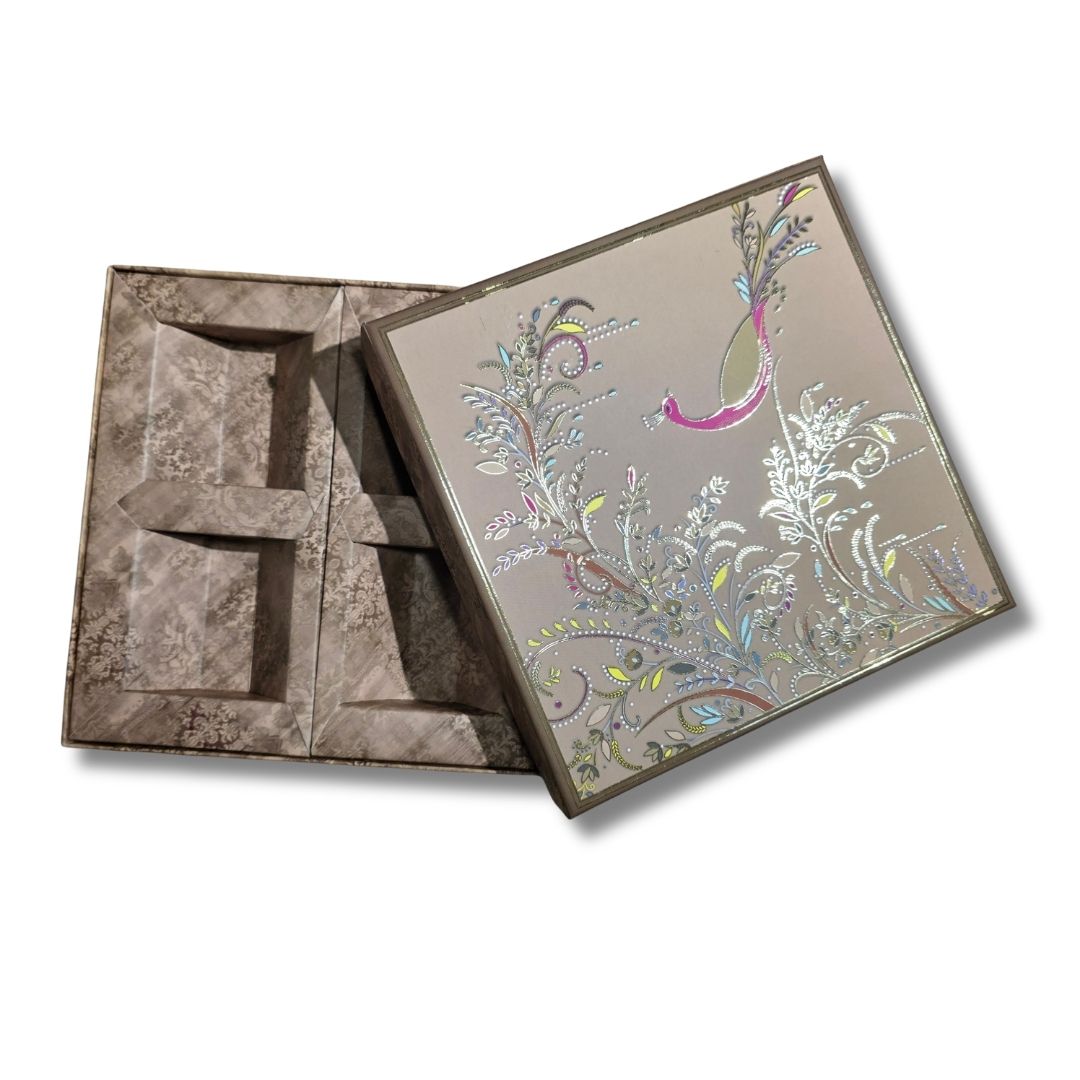 4 Compartment Dry Fruit Box 1006 D - Image 4