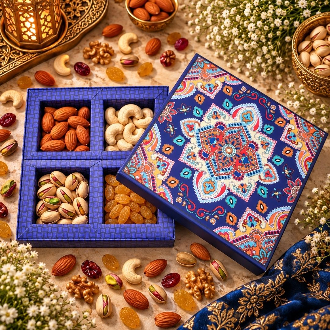 4 Compartment Dry Fruit Box 1006 N
