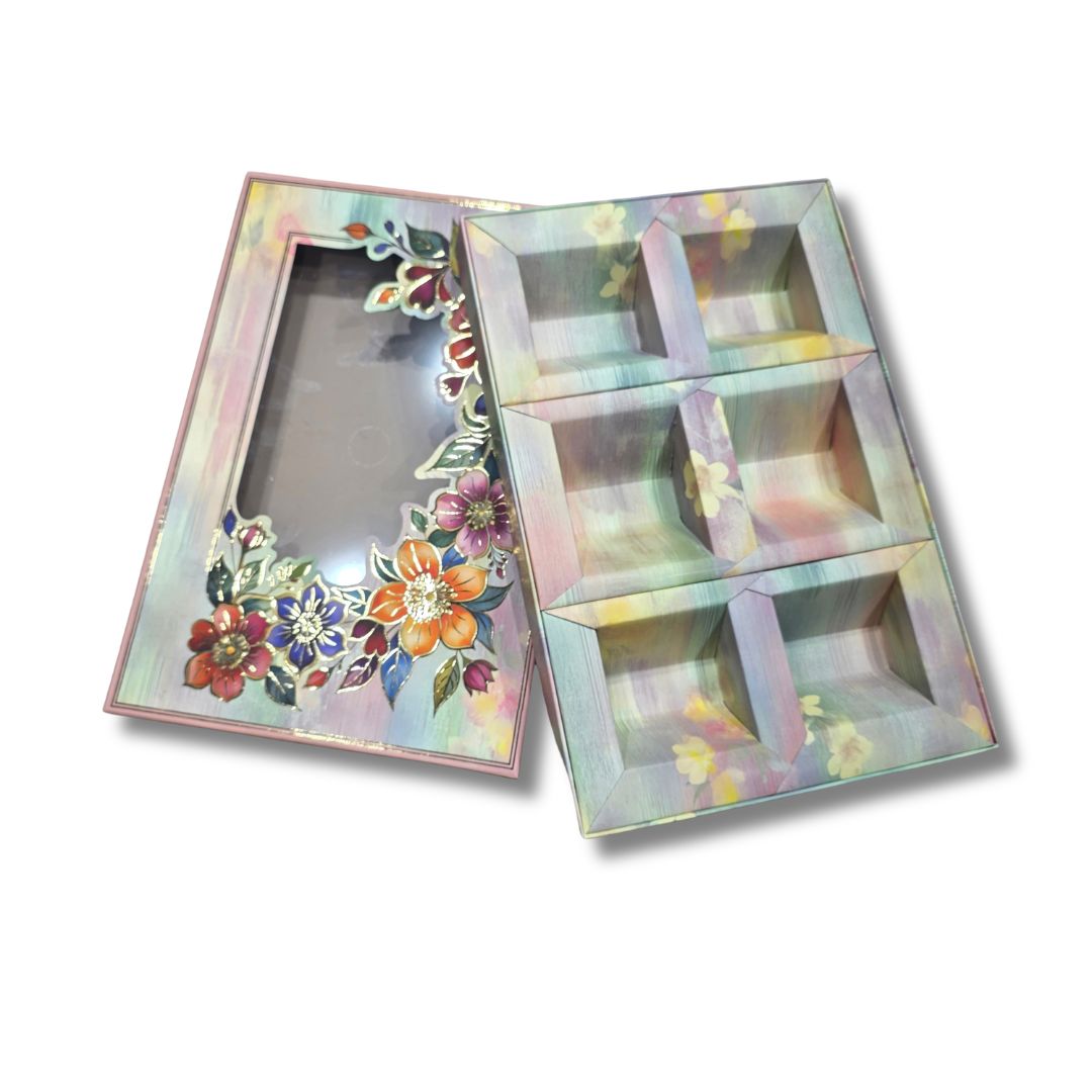 6 Compartment Dry Fruit Box 1056 D - Image 4