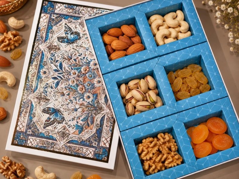 6 Compartment Dry Fruit Box 2606