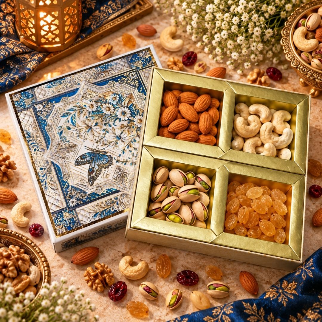4 Compartment Dry Fruit Box 2606-1
