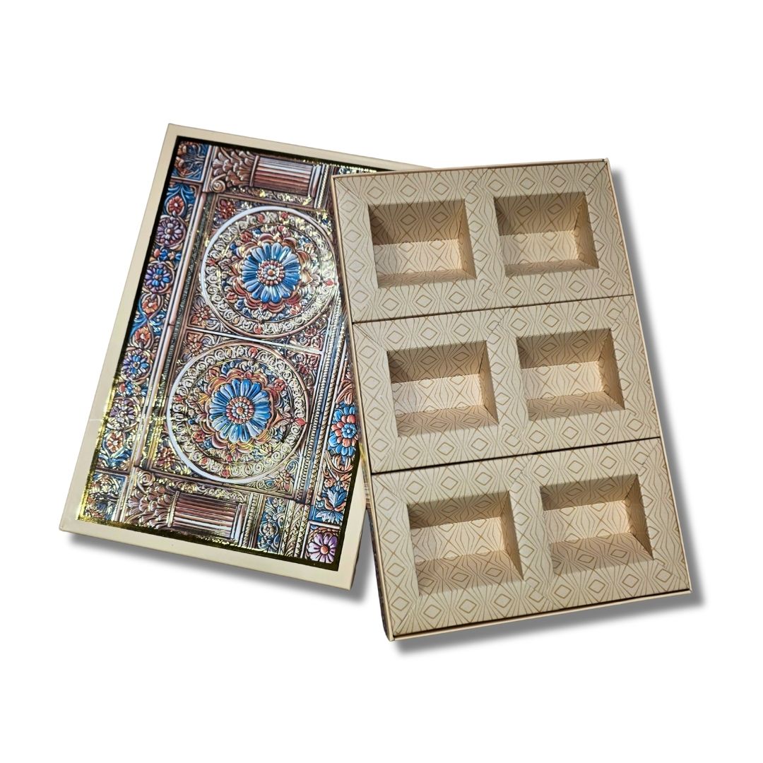 6 Compartment Dry Fruit Box 2608 - Image 4
