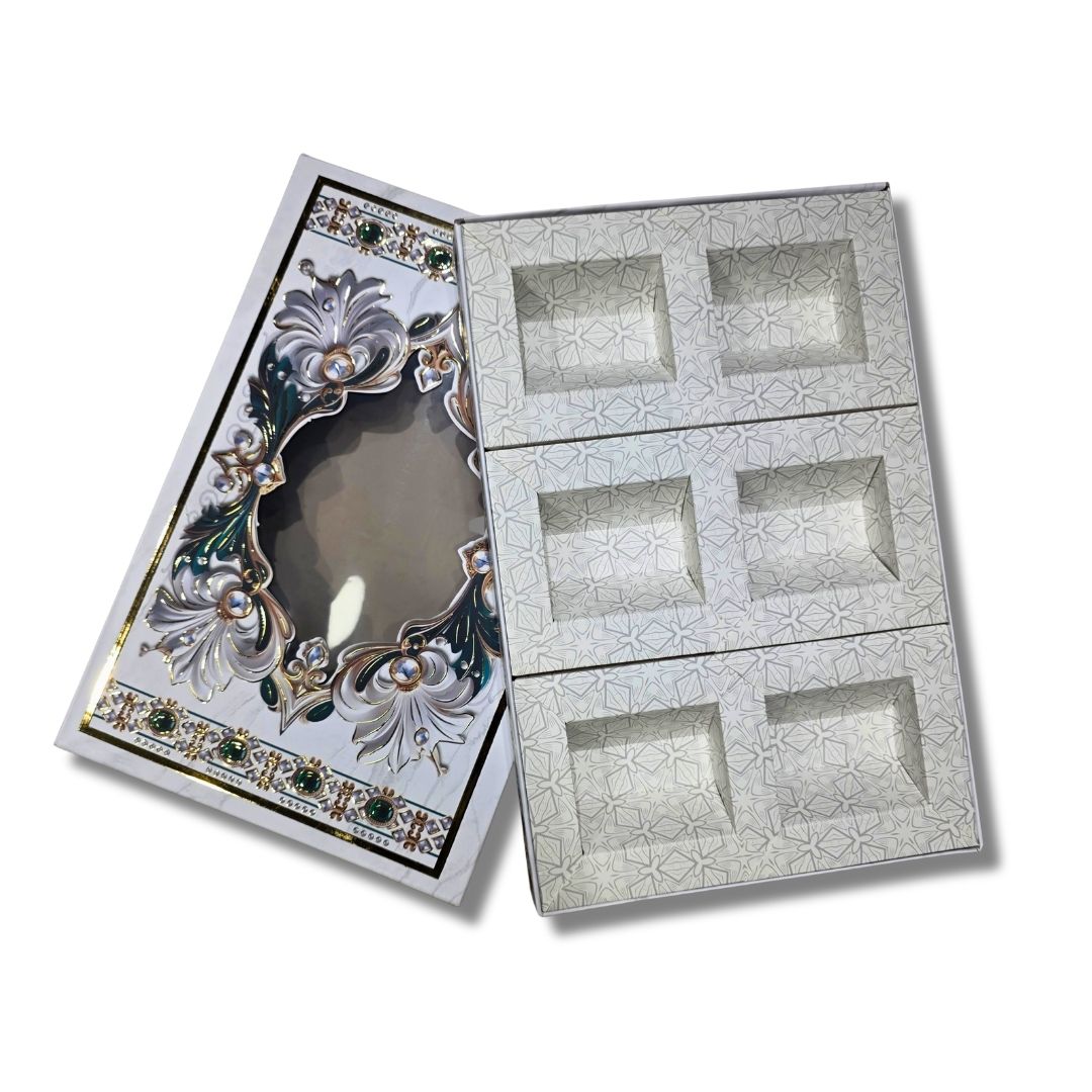 6 Compartment Dry Fruit Box 2611 - Image 4