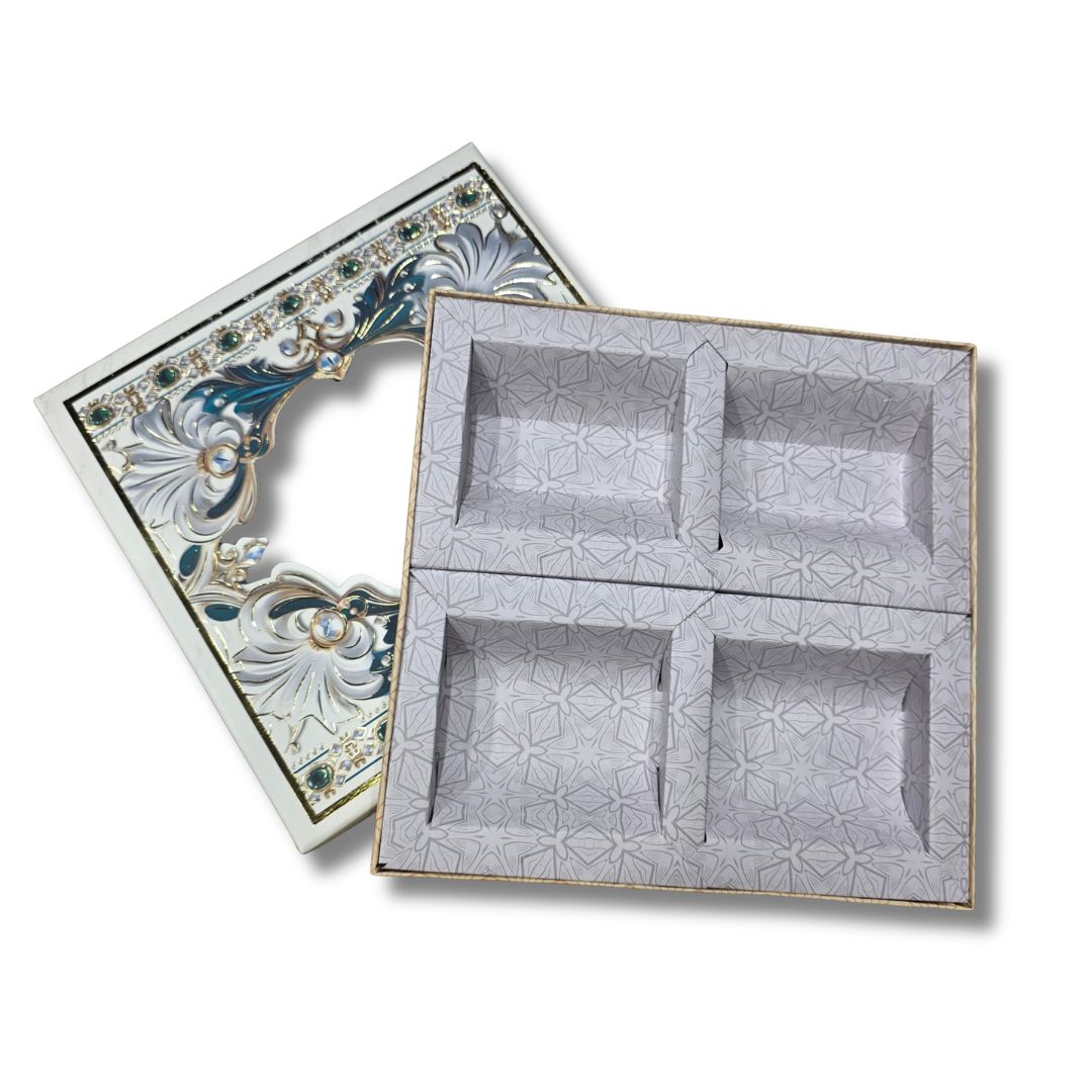 4 Compartment Dry Fruit Box 2611-1 - Image 4
