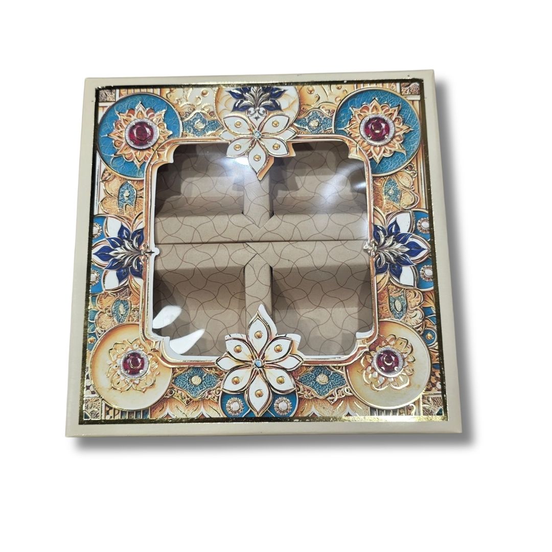 4 Compartment Dry Fruit Box 2612-1 - Image 2