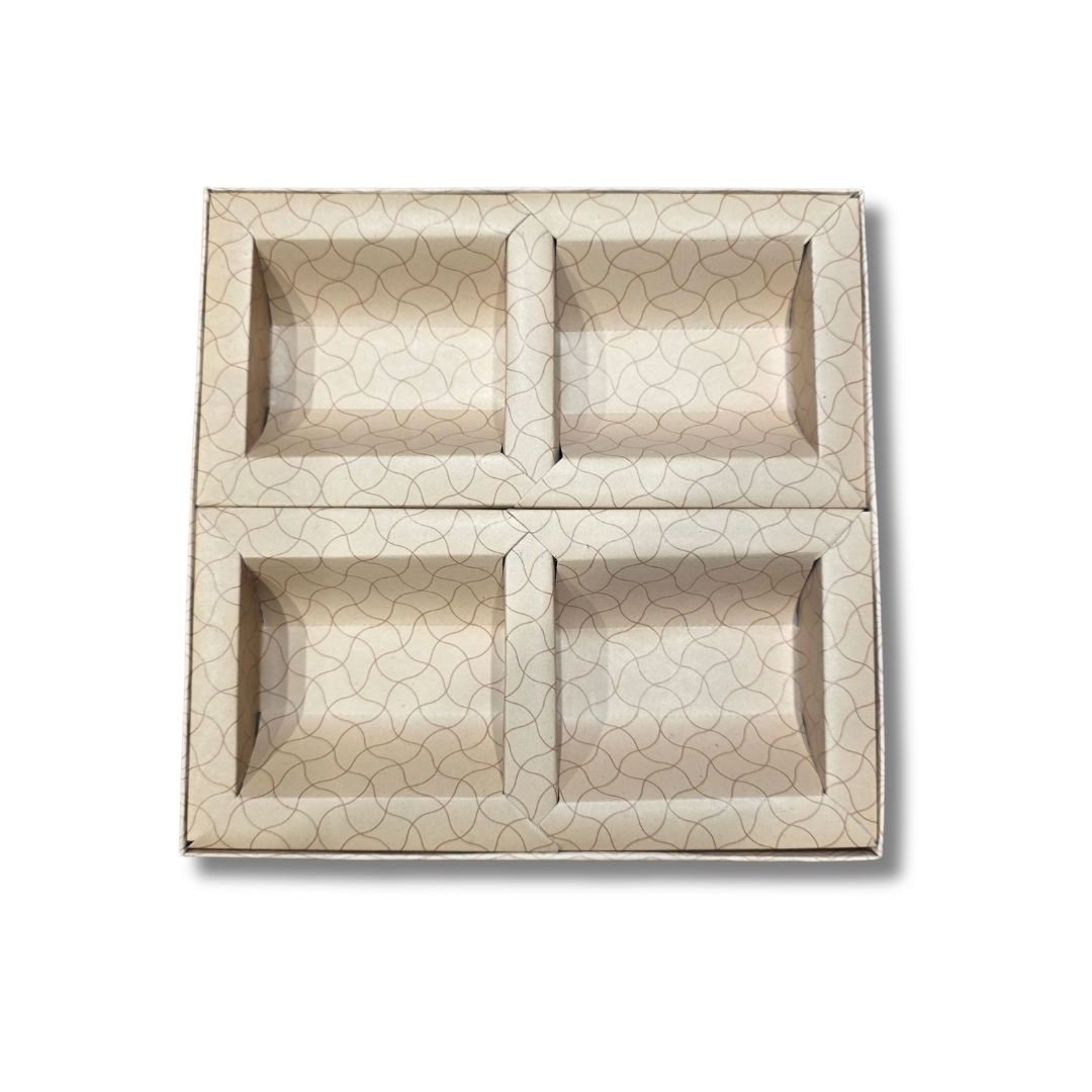 4 Compartment Dry Fruit Box 2612-1 - Image 3