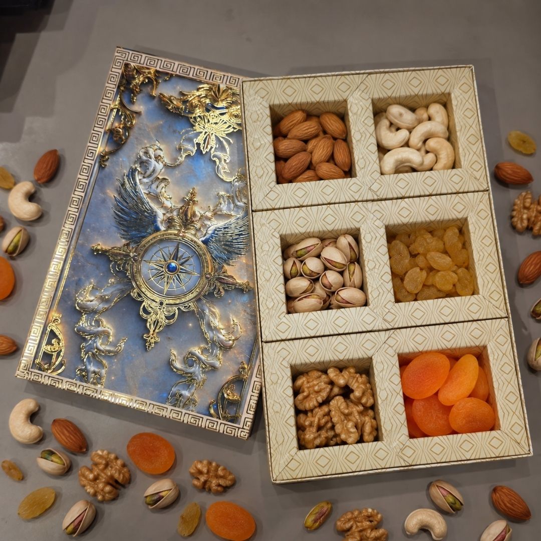 6 Compartment Dry Fruit Box 2613