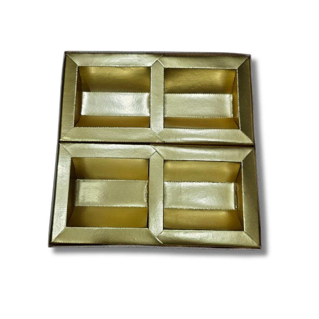 4 Compartment Dry Fruit Box 2613-1 - Image 3