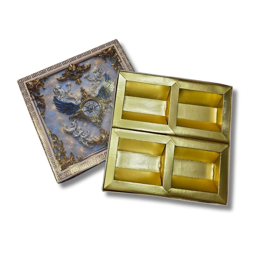 4 Compartment Dry Fruit Box 2613-1 - Image 4