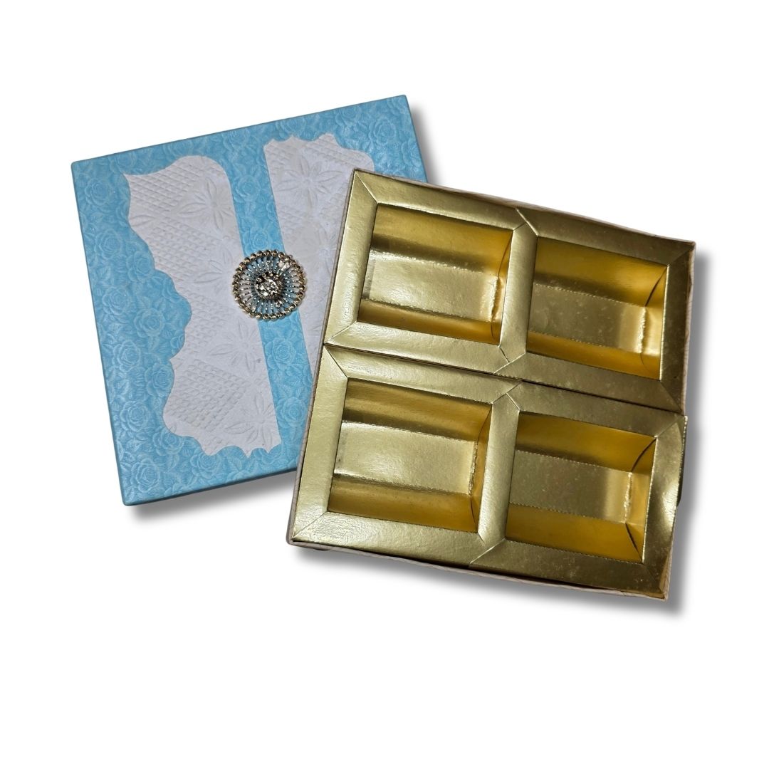 4 Compartment Dry Fruit Box 2627-1 - Image 4