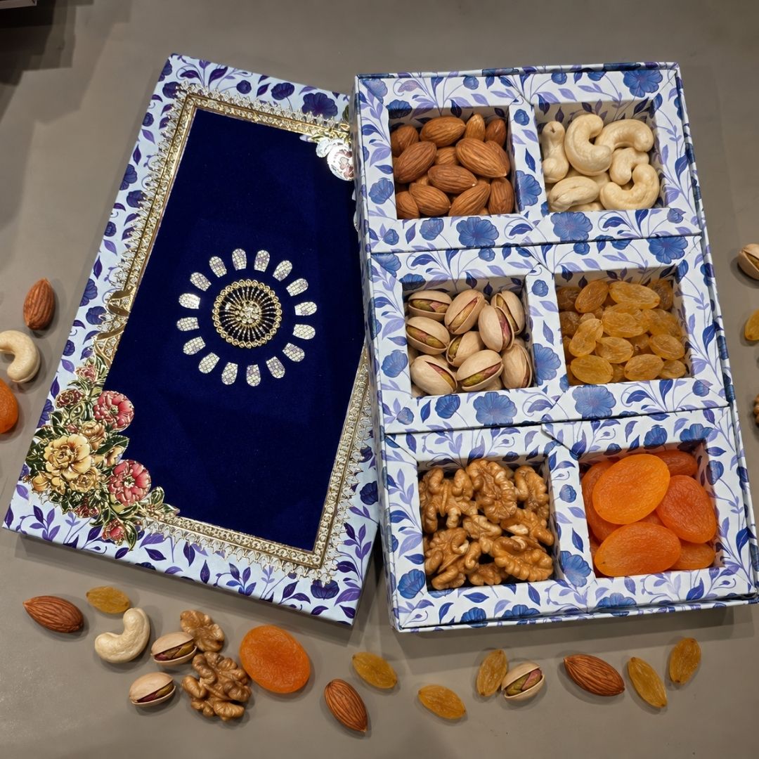 6 Compartment Dry Fruit Box 2630