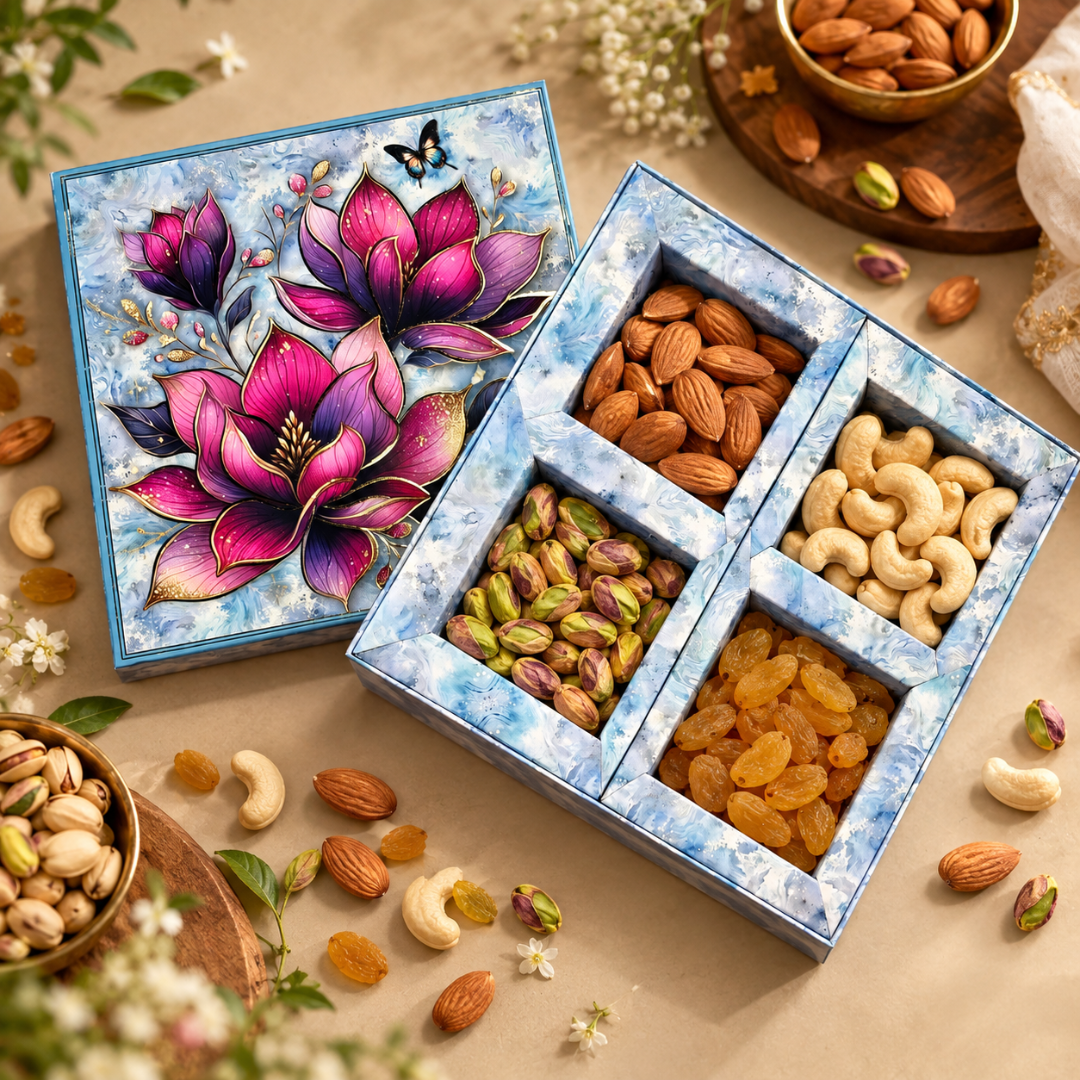 4 Compartment Dry Fruit Box 1006 M
