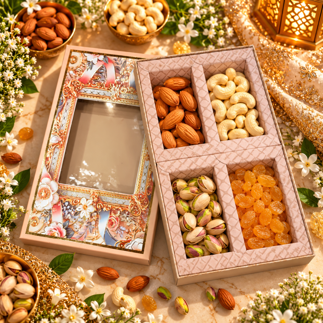 4 Compartment Dry Fruit Box 2610-01
