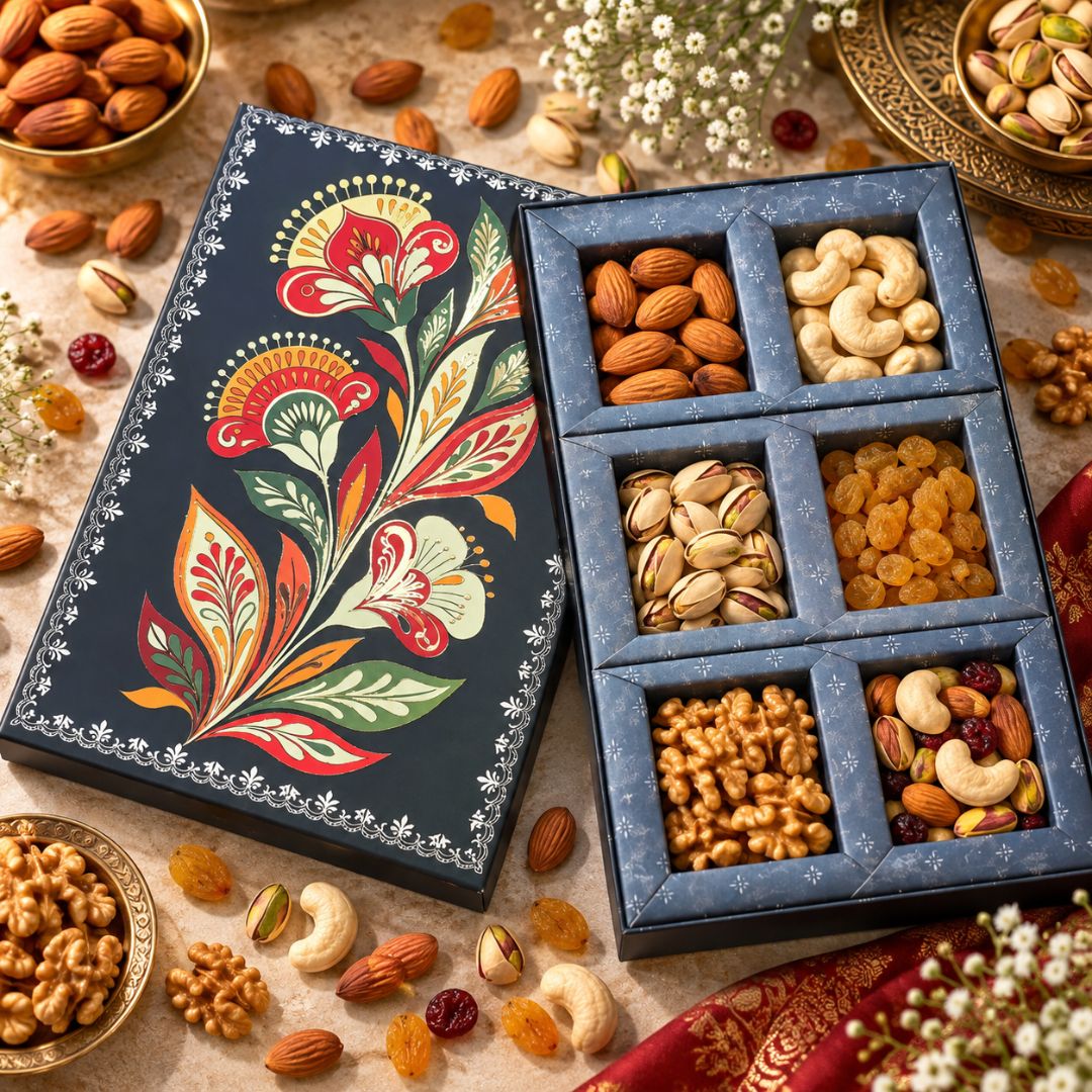 6 Compartment Dry Fruit Box 1066 G