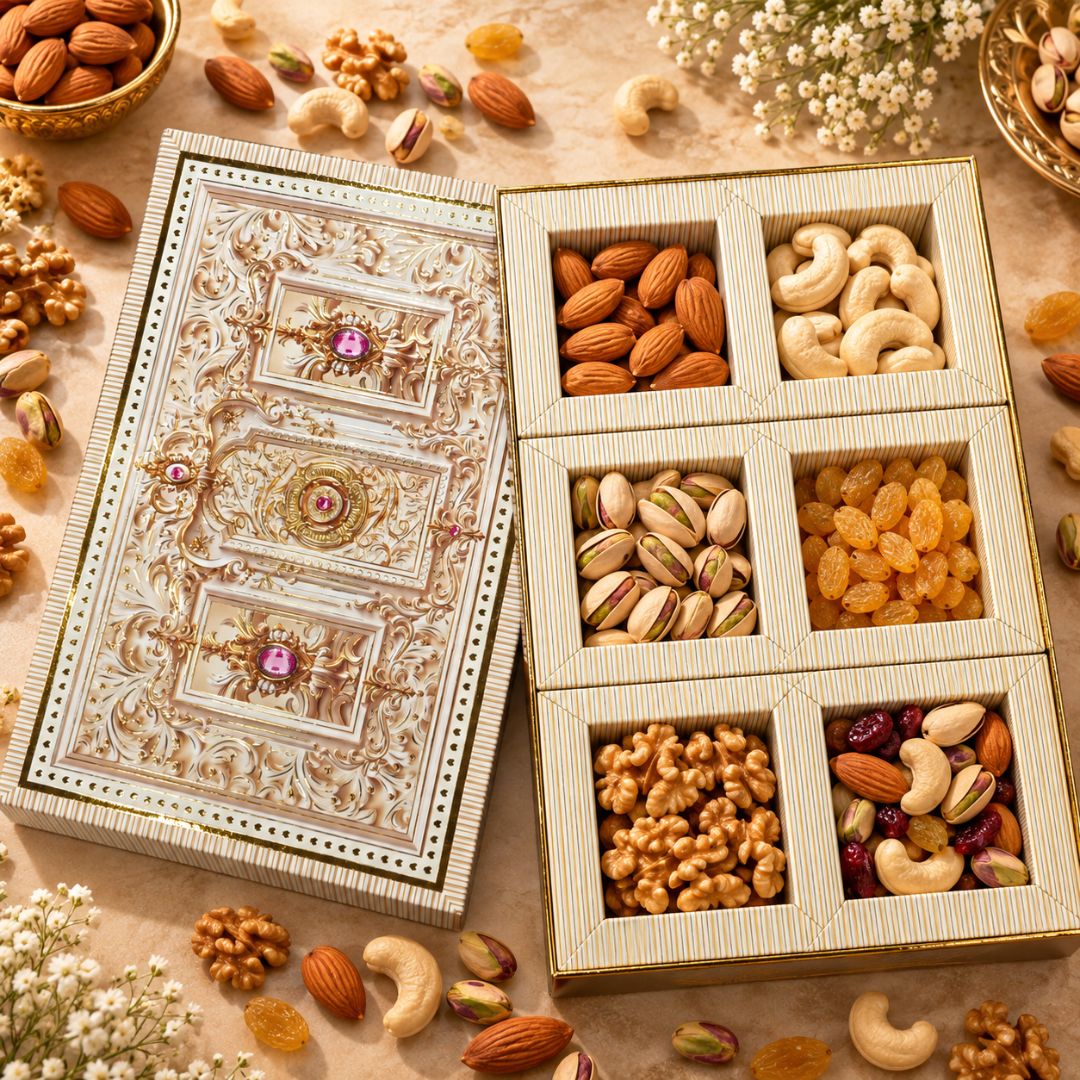 6 Compartment Dry Fruit Box 2604-02