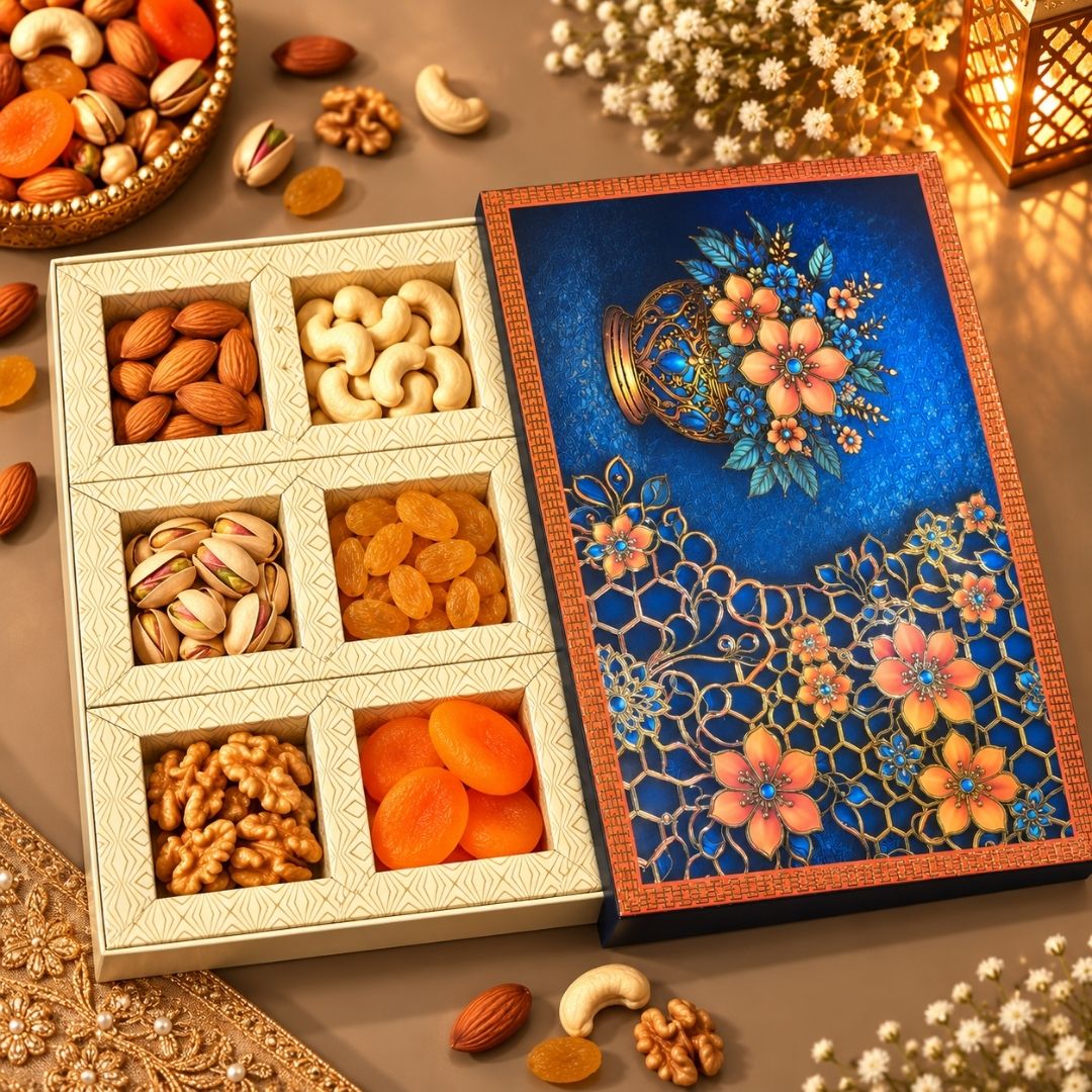 6 Compartment Dry Fruit Box M 22