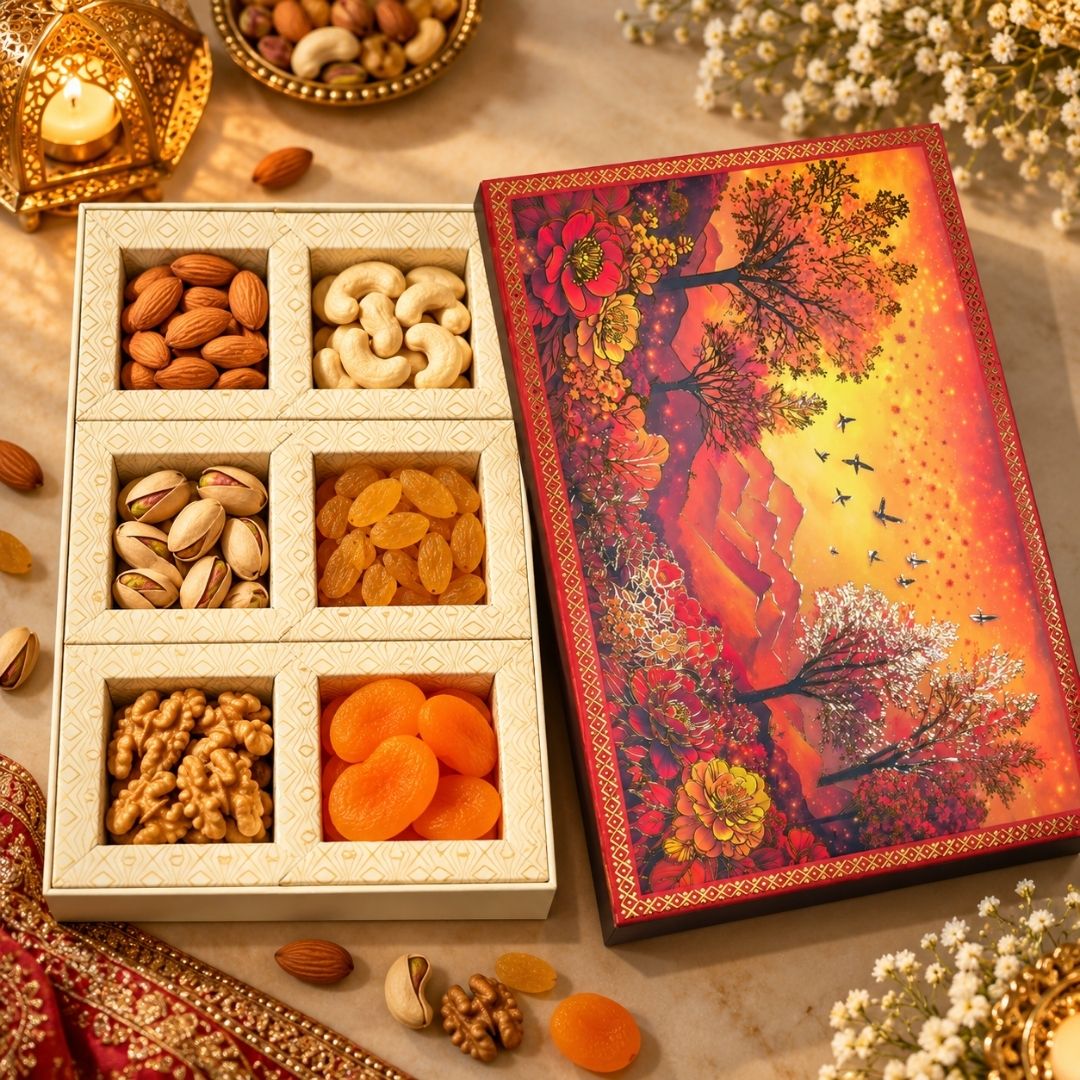 6 Compartment Dry Fruit Box M 23